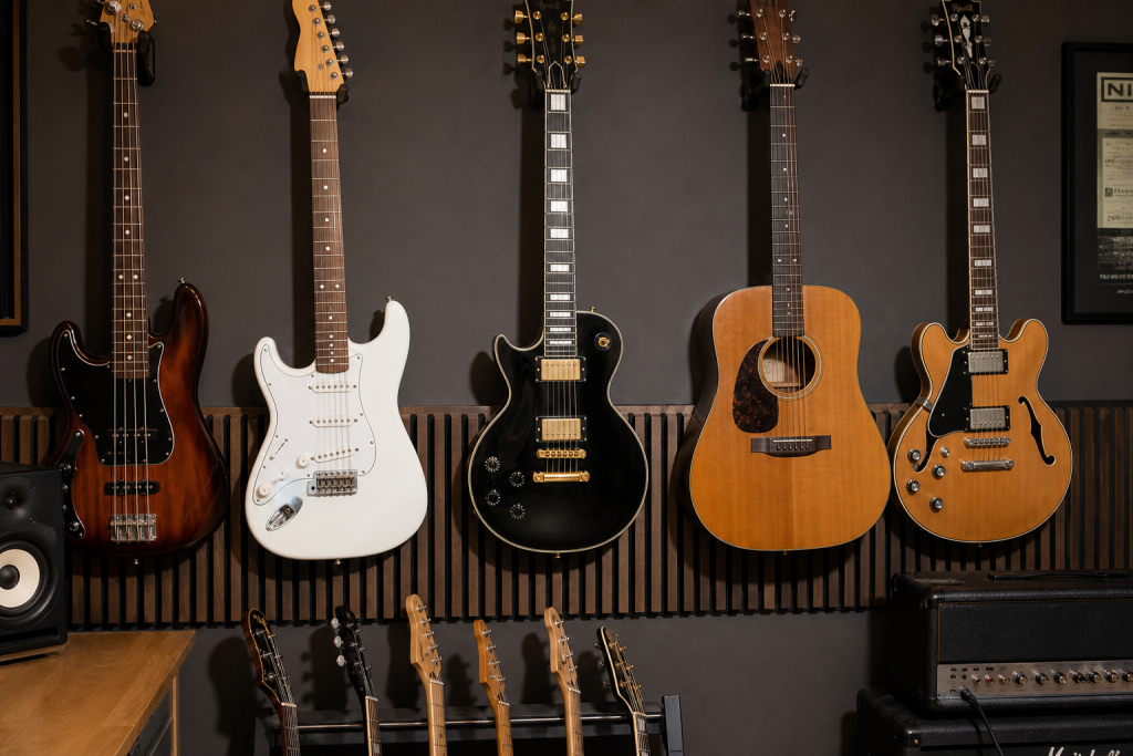 Left-Handed Electric Guitar